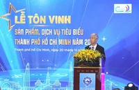 Công bố và tôn vinh 123 sản phẩm dịch vụ tiêu biểu TP.HCM năm 2021