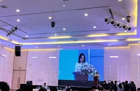 Thứ trưởng Bộ Công thương Phan Thị Thắng phát biểu tại hội nghị