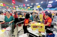 Thị trường hàng hóa Tết tại TP.HCM đã nhộn nhịp