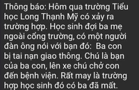 Thực hư thông tin lừa học sinh 'ba bị tai nạn và yêu cầu lên xe chở đi'
