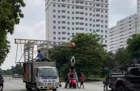 Quá trình thực hiện video chồng đầu khi lái xe máy của Quốc Cơ - Quốc Nghiệp