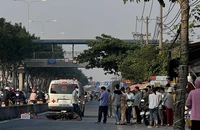 1 phụ nữ gặp tai nạn tử vong phía trước chợ đầu mối Thủ Đức
