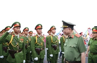 Bộ trưởng Tô Lâm thị sát tổng duyệt Ngày Truyền thống Cảnh sát Cơ động