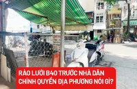 Dân khổ vì rào chắn ngang nhà, chính quyền địa phương nói gì?