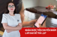 Nhận được tiền chuyển nhầm, làm sao trả lại hợp pháp, tránh rắc rối?