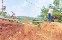 Kiểm tra, điều chỉnh thiết kế nâng cấp Quốc lộ 19 gây ảnh hưởng đến nhà dân