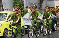 Công an TP Đà Nẵng tiếp nhận 100 xe đạp chuyên dụng đi tuần tra