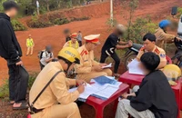 78 người 'săn mây' ở Đắk Nông bị công an giữ phương tiện
