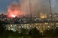 Cháy lớn tại chung cư ở Moscow nghi do nổ bình gas, 3 người thiệt mạng