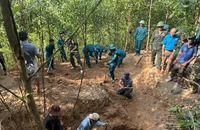 Phát hiện hài cốt liệt sĩ tại di tích lịch sử Đồi 174