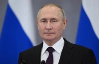 Tổng thống Nga Vladimir Putin tại một cuộc họp báo ở thủ đô Astana (Kazakhstan). Ảnh: SPUTNIK