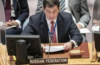 Phó đại diện thường trực của Moscow tại LHQ - ông Dmitry Polyansky. Ảnh: AP