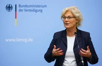 Bộ trưởng Quốc phòng Đức - bà Christine Lambrecht. Ảnh: REUTERS