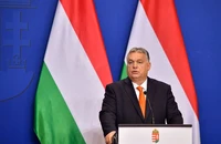 Thủ tướng Hungary - ông Viktor Orban phát biểu trong một cuộc họp báo tại thủ đô Budapest (Hungary) ngày 21-12-2022. Ảnh: REUTERS