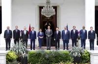 Bộ trưởng ngoại giao các nước Đông Nam Á tại Hội nghị Bộ trưởng Ngoại giao ASEAN ở thủ đô Jakarta (Indonesia) ngày 3-2. Ảnh: AP