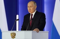 Tổng thống Nga Vladimir Putin. Ảnh: SPUTNIK