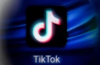 Logo của ứng dụng TikTok. Ảnh: AFP