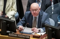 Đại sứ Nga tại LHQ - ông Vassily Nebenzia. Ảnh: AP
