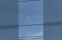 Tiêm kích MiG-31 của Nga rơi khi đang huấn luyện ở phía Bắc TP Murmansk (Nga) ngày 26-4. Ảnh: RT