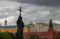 Khu phức hợp điện Kremlin nằm ở trung tâm thủ đô Moscow (Nga) là nơi ở chính thức và văn phòng làm việc chính của Tổng thống Nga. Ảnh: EPA