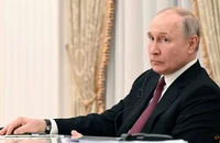 Tổng thống Nga Vladimir Putin tại thủ đô Moscow (Nga) ngày 23-5. Ảnh: SPUTNIK