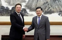 Ông Tần Cương tiếp tỉ phú Elon Musk ở Bắc Kinh