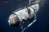 Một tàu ngầm của công ty OceanGate Expeditions. Ảnh: REUTERS
