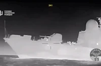 Ukraine công bố video đánh chìm tàu Nga ở Crimea, Moscow chưa xác nhận