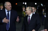 Hai ông Putin- Lukashenko thảo luận về tập trận hạt nhân