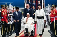 Giáo hoàng Francis đến Indonesia, bắt đầu chuyến công du dài ngày ở châu Á