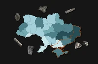 Bản đồ trữ lượng đất hiếm và khoáng sản của Ukraine