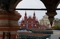 VIDEO: Lãnh đạo các nước đến Điện Kremlin trước giờ duyệt binh Ngày chiến thắng