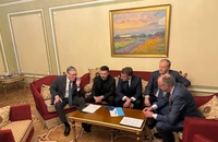 VIDEO: Các lãnh đạo Anh, Pháp, Đức, Ba Lan sang Kiev gặp ông Zelensky 