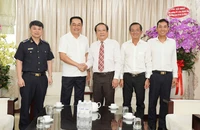Nhiều đơn vị thăm, chúc mừng Báo Pháp Luật TP.HCM kỷ niệm 35 năm thành lập 