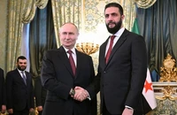 Ông Putin tiếp Tổng thống Syria al-Sharaa tại Moscow
