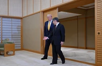 VIDEO: Ông Trump đến Tokyo, diện kiến Nhật hoàng Naruhito