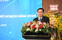 Ông Lê Văn Danh, Tổng Giám đốc EVNGENCO3 phát biểu tại hội nghị.
