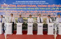 Chủ tịch UBND TP.HCM Nguyễn Văn Được bấm nút khởi công cao tốc TP.HCM - Mộc Bài