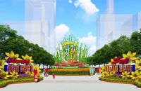 Đường hoa Nguyễn Huệ Tết Ất Tỵ 2025: Lộ diện thiết kế linh vật rắn 
