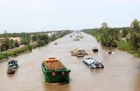 Hơn 1.300 tỉ đồng gỡ 'nút thắt' tuyến đường thủy kênh Chợ Gạo