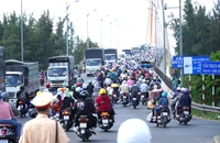 Cầu Rạch Miễu có dấu hiệu hư, từ 13-8 sẽ hạn chế xe ô tô để kiểm định cầu
