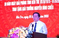 Trưởng Ban Tuyên giáo và Dân vận Trung ương dự lễ Kỷ niệm ngày 30-4 tại Bến Tre