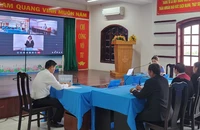 TAND huyện Bình Chánh mở phiên họp trực tuyến xác nhận cha cho con