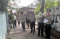 Cưỡng chế bàn giao đất tại TP Thủ Đức cho người được thi hành án