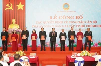 Công bố 9 Phó chánh án TAND TP.HCM mới và 19 Chánh án TAND khu vực