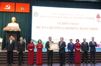 Chánh án TAND Tối cao Nguyễn Văn Quảng đánh giá cao sự nỗ lực của TAND hai cấp TP.HCM