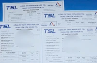 Hơn 220.000 phiếu kết quả thử nghiệm giả được Công ty TSL và Avatek cấp cho khách hàng