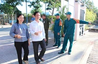 Cử tri 4 xã ở khu vực Cần Giờ dậy sớm đi bầu cử, nô nức tham gia ngày hội non sông