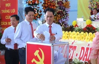 Đại hội đảng cấp cơ sở đầu tiên ở tỉnh Cà Mau thành công tốt đẹp