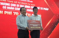 Đoàn công tác TP.HCM hỗ trợ hơn 4 tỉ đồng cho tỉnh Cà Mau